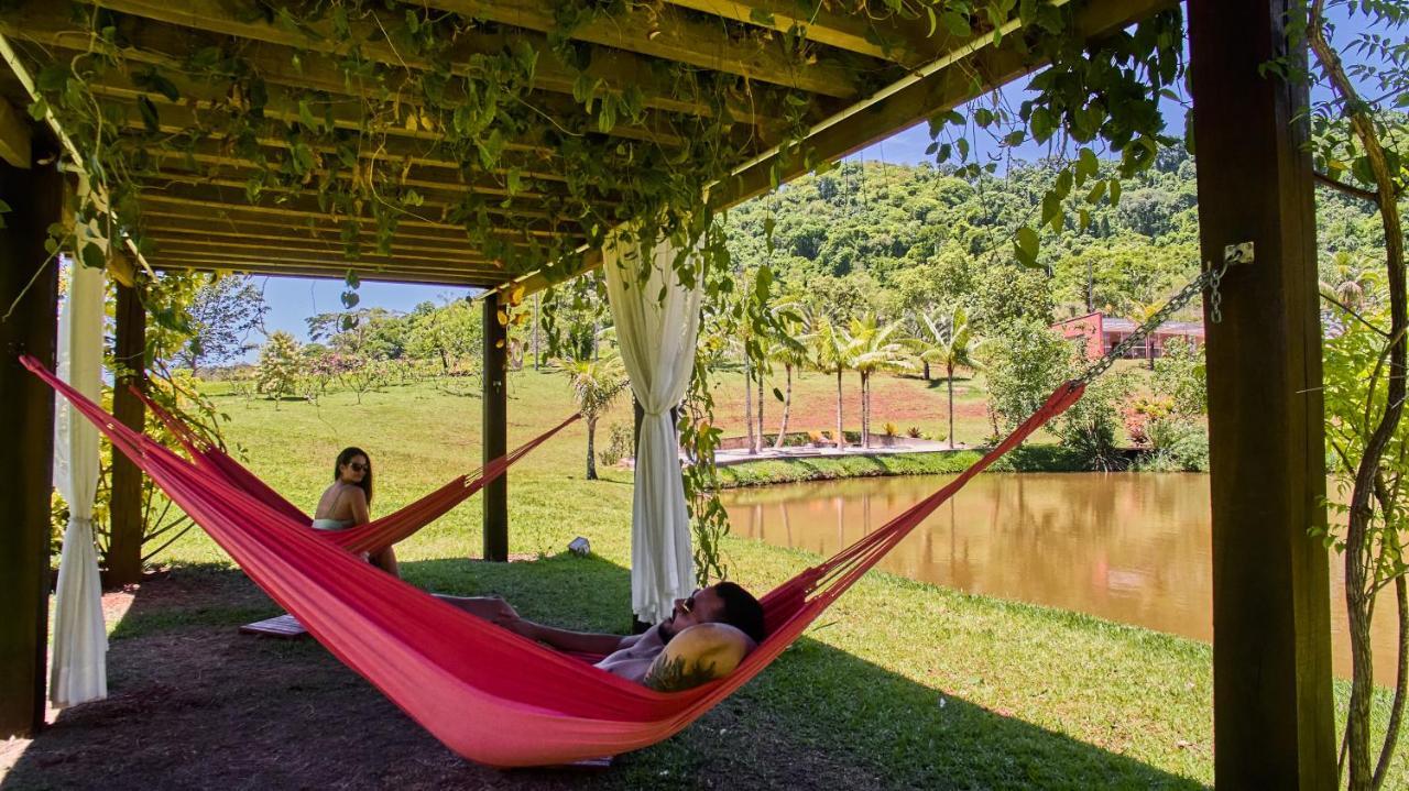 Hotel Boutique Frangipani Brotas Extérieur photo Hammock in the shade