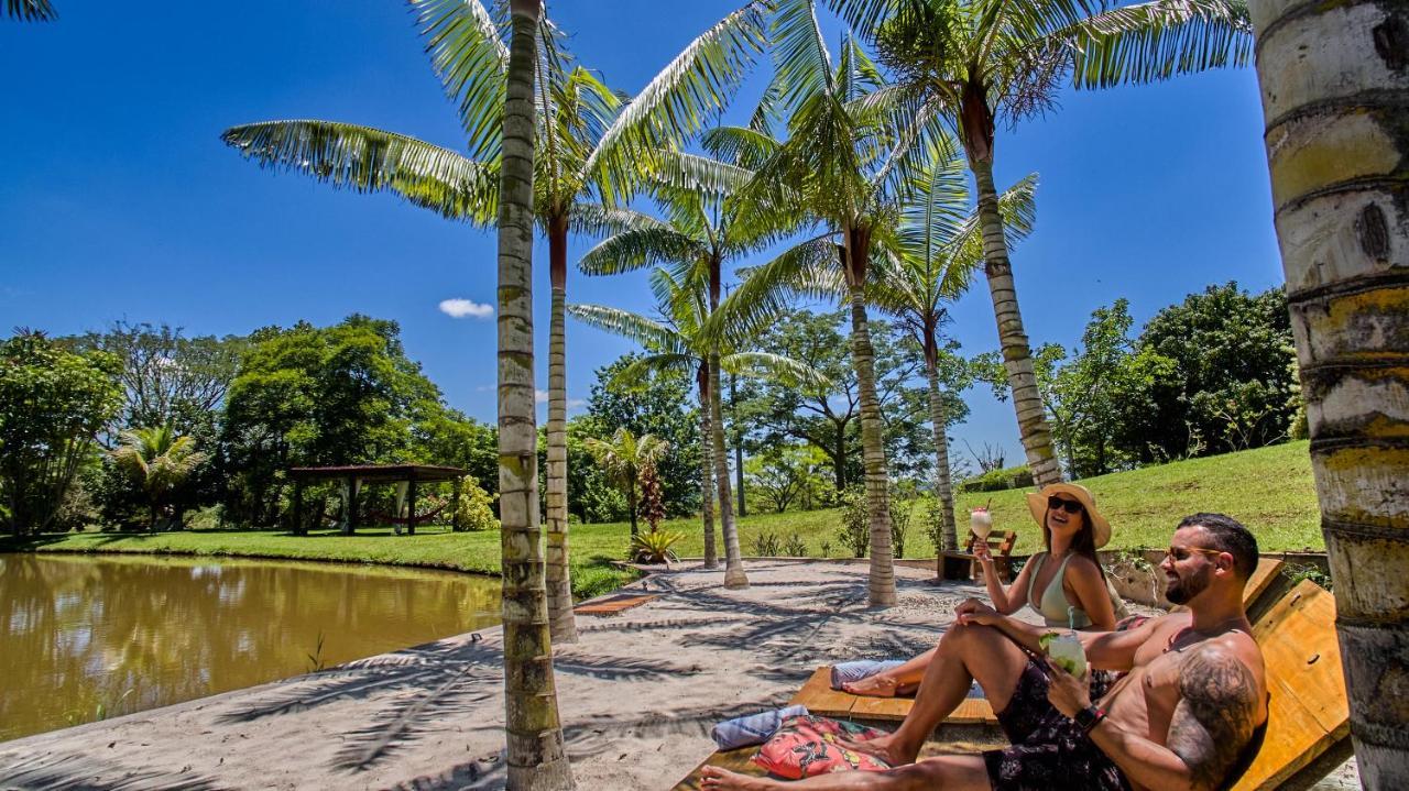 Hotel Boutique Frangipani Brotas Extérieur photo The beach at the resort