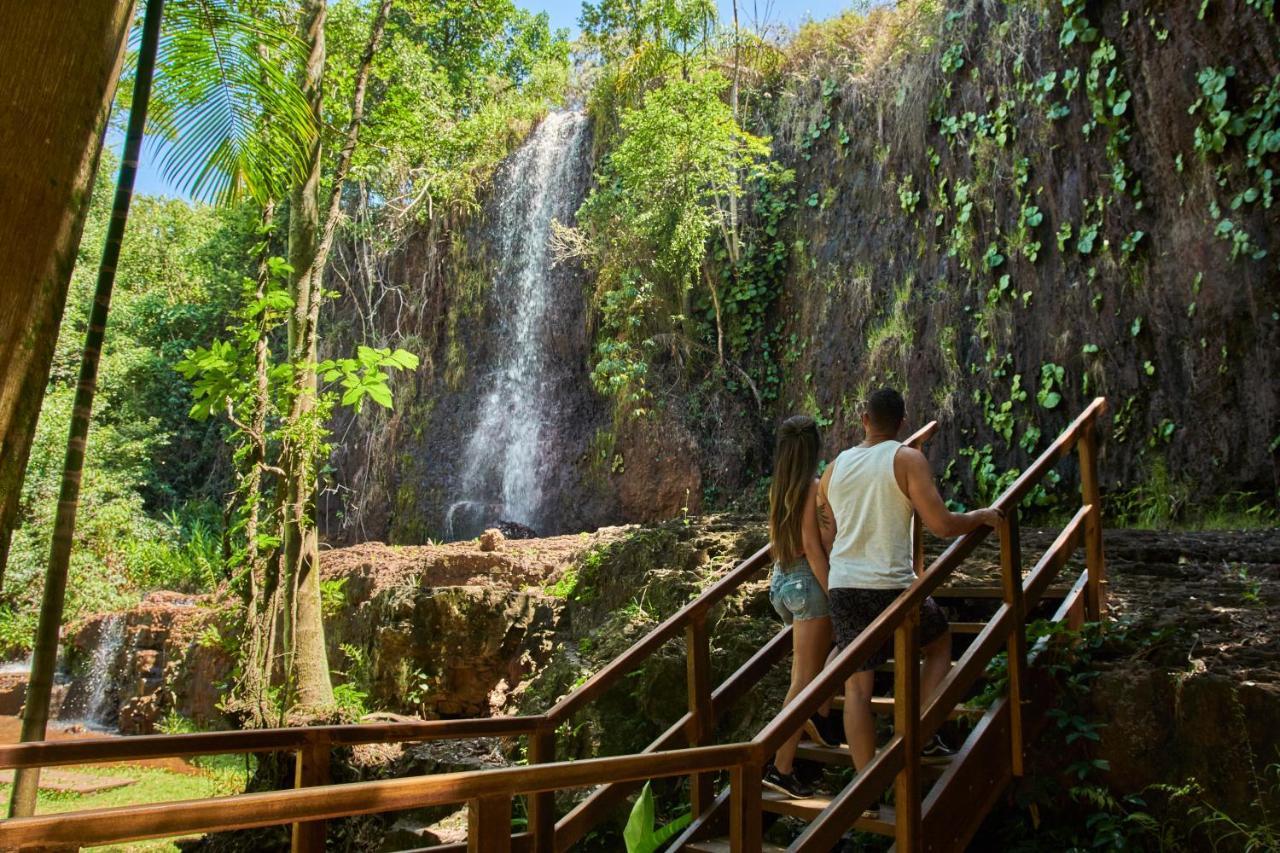 Hotel Boutique Frangipani Brotas Extérieur photo View of the waterfall from the viewing platform